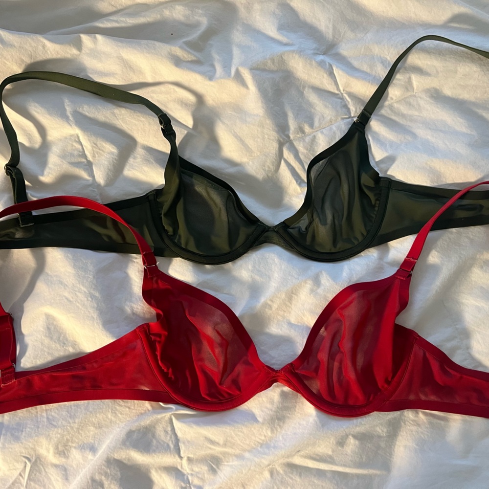 2 CUUP mesh bras 32B